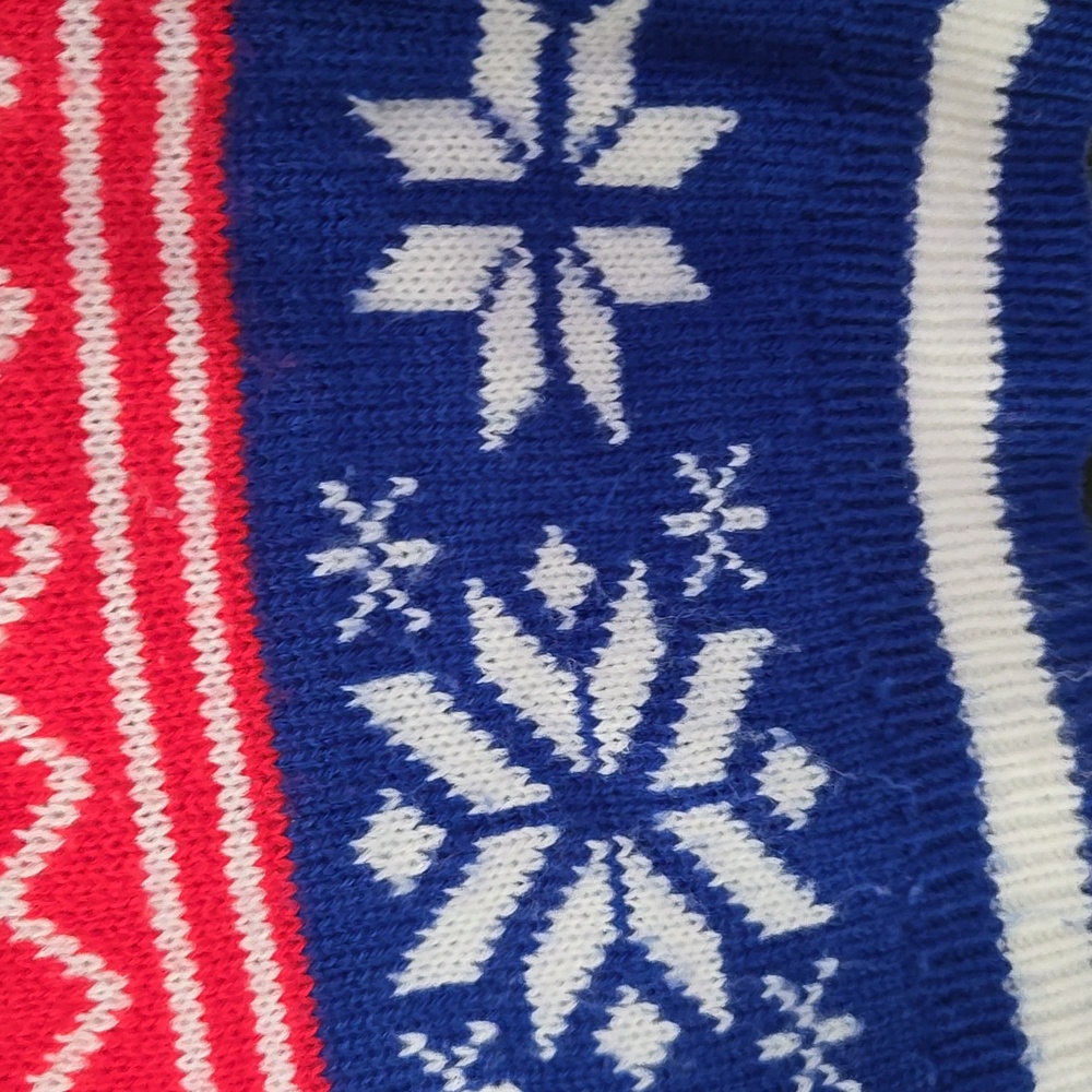 Blue and Red Christmas Sweater - Picture 9 of 13